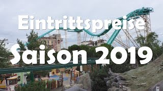 EUROPA PARK Eintrittspreise 2019 bekannt [upl. by Gagne]