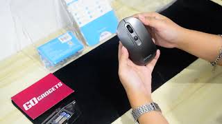 UNBOXING  A4Tech Fstyler FB20 Bluetooth amp 24G Wireless Mouse Ash Grey  GO GADGETS a4tech [upl. by Deonne877]