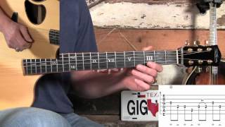 How to Play Grandfathers Clock on Guitar Lesson [upl. by Platas762]