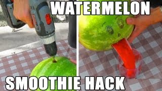 Simple Watermelon Smoothie Hack [upl. by Iggep124]