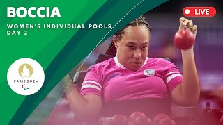 Boccia  Womens Individual Pools  Day 2 [upl. by Karlens108]