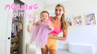 Morning Routine With a 11 Month Old Solo Parenting [upl. by Kirenoj]