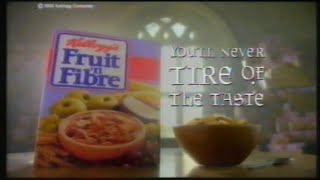 Kelloggs Fruit n Fibre advert  Broadcast 5th February 1994 ITV UK [upl. by Sitruk764]