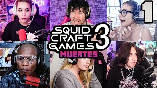 MU3RT3S EN LOS SQUID CRAFT GAMES 3 DIA 1 [upl. by Coats]