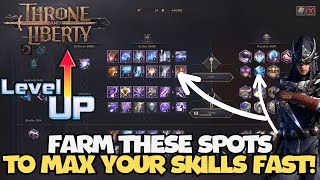 MUST KNOW TOP 3 EARLY Best Farming Spots Revealed  How to Max Your Skills FAST  Throne amp LIberty [upl. by Ferrel]