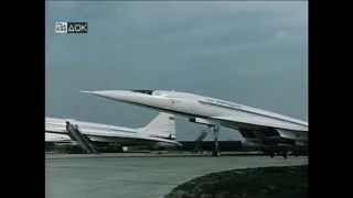 Tupolev Tu144 Soviet supersonic airliner [upl. by Ogires734]