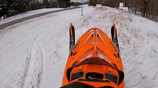 Arctic Cat Crossfire 1000r Ditch riding with loud GGB can pulled over by game warden [upl. by Lothario782]