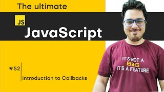 Introduction to Callbacks  JavaScript Tutorial in Hindi 52 [upl. by Namron]