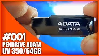 PEN DRIVE ADATA UV350 UNBOXING E TESTE  TECNOLOGIA SINCERA [upl. by Nnylarej236]