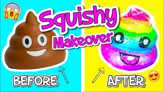 SQUISHY MAKEOVER 😱 FIXING OLD Fidget SQUISHIES  DIY SQUISHY PAINTING I PatDIY [upl. by Duma]