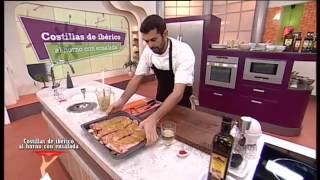 Receta costillas de ibérico al horno con ensalada [upl. by Handler]