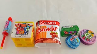 Candy ASMR Satisfying video Asmr Lollipops candy and chocolate Yummy candy Unboxing satishying [upl. by Fisher322]