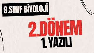 9Sınıf Biyoloji 2Dönem 1Yazılı  20232024 Örnek Sınav [upl. by Ahcim]