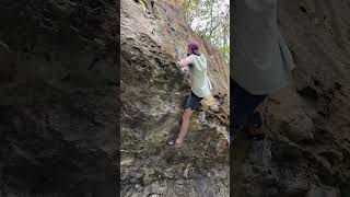 Rock The Park V6  Muscatatuck Park Bouldering [upl. by Dulsea]