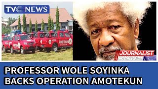 Nobel Laureate Professor Soyinka backs Operation Amotekun [upl. by Laekcim43]