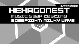 Super Hexagon music swap testing  Hyper Hexagonest 7607 [upl. by Harwin]