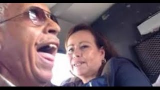 ANCIANO VS SEÑORA EN COMBI  LA PELEA DEL 2015 [upl. by Anialahs]