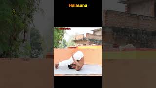 Halasana or plow yoga pose  Chakra Yoga vimal [upl. by Enidaj]