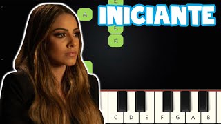 A Ele a Glória  Versão Gabriela Rocha  Piano e Teclado Iniciante  Nível Fácil  Tutorial [upl. by Kentigera]