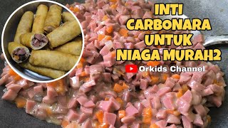 Cara Buat Inti Carbonara Sesuai Untuk Popia Dan Karipap  Versi Niaga Murahmurah [upl. by Irollam978]