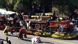 Chinese American float catches on fire at Tournament of Roses Parade 2019 Pasadena California [upl. by Ulric]