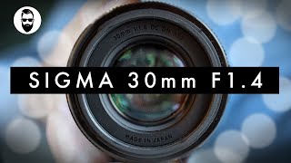 Sigma 30mm 14 e mount  in depth review with image amp video samples [upl. by Jaenicke]