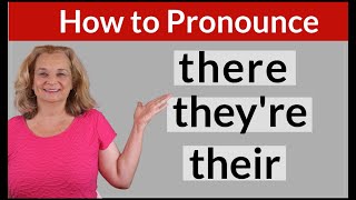 How to pronounce quottherequot theyrequot and quottheirquot shorts [upl. by Annaj7]