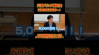 【驚愕】最大5000万円！災害バルク補助金！shorts 発電機 補助金 [upl. by Ellenyl759]