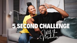 5 SECOND CHALLENGE  Mogale amp Kabelo Mohale [upl. by Nostrebor]