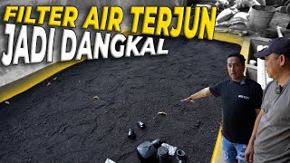 108 PENDOPO  AKHIRNYA FILTER AIR TERJUN KITA ISI DENGAN MEDIA FILTER [upl. by Nich]