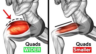 Best Exercises Quadriceps To Get Wide Leg Workout [upl. by Anividul]