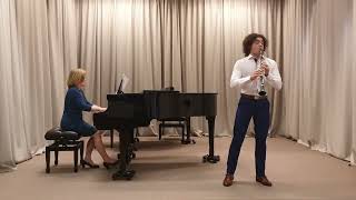 Henri Rabaud Solo de Concours Op10 for clarinet and piano [upl. by Eiblehs]