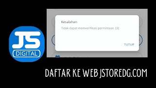 Begini Cara Daftar Akun JStore Digital Melalui Website [upl. by Yeffej16]