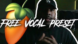 The BEST FREE Vocal Preset For All Voices  FL Studio 21 [upl. by Sosthenna]