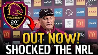 LATEST NEWS LOOK WHAT HE SAID BRISBANE BRONCOS NEWS [upl. by Oiragelo114]