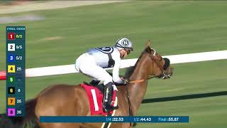 Unconquerable Keen wins the Stormy Liberal Stakes race 3 at Del Mar 12223 [upl. by Morganstein]