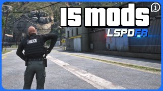 15 immersive mods for your LSPDFR GTA V Sample [upl. by Aggappe]