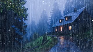 Fall Asleep With The Soothing Sounds Of Rain And Thunder  ASMR Study Relax with Rain Sounds [upl. by Itirp]