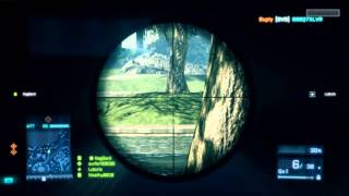 Battlefield 3  Barrett M98 Gameplay [upl. by Nagap]