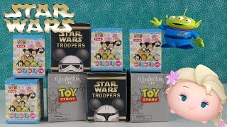 Toy Story Tsum Tsum Disney Vinylmation Troopers Star Wars Unboxing  PSToyReviews [upl. by Pazia]