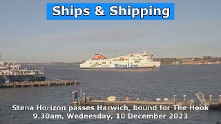 Ropax Stena Horizon passes Harwich sailing for the Hook of Holland 10 January 2024 [upl. by Mohamed219]