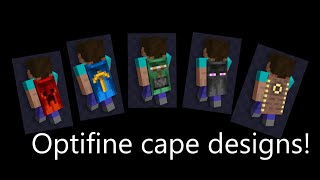 Optifine capes designs of Minecon capes [upl. by Annohsal]