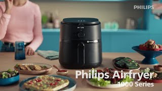 Compact air fryer with 12 cooking options  Philips Airfryer 1000 Series [upl. by Euqinommod]