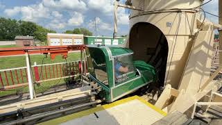 “Swiss Toboggan” Roller Coaster POV Little Amerricka Wisconsin [upl. by Enytsuj432]