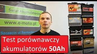 Test akumulatorów rozruchowy 50Ah [upl. by Greenfield269]