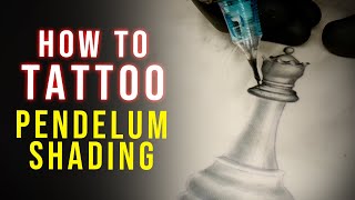 Tattoo Shading Techniques  PENDELUM SHADING [upl. by Marlen]