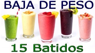 BATIDOS PARA ADELGAZAR REDUCIR EL ABDOMEN DEPURAR EL CUERPO Y ELIMINAR EL ESTREÑIMIENTO [upl. by Mateo]