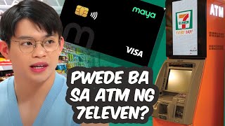 mag Withdraw sa 7eleven atm  paymaya card 😎🛒 [upl. by Aynot]