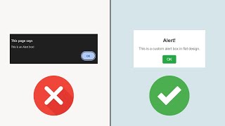 How to Create Custom Alert Box using Javascript Tutorial [upl. by Philine]