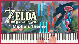 Miphas Theme  The Legend of Zelda Breath of the Wild  Piano Cover  Sheet Music [upl. by Thecla]